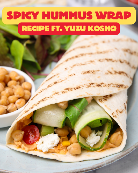 🌯 Spicy Hummus Wrap Recipe