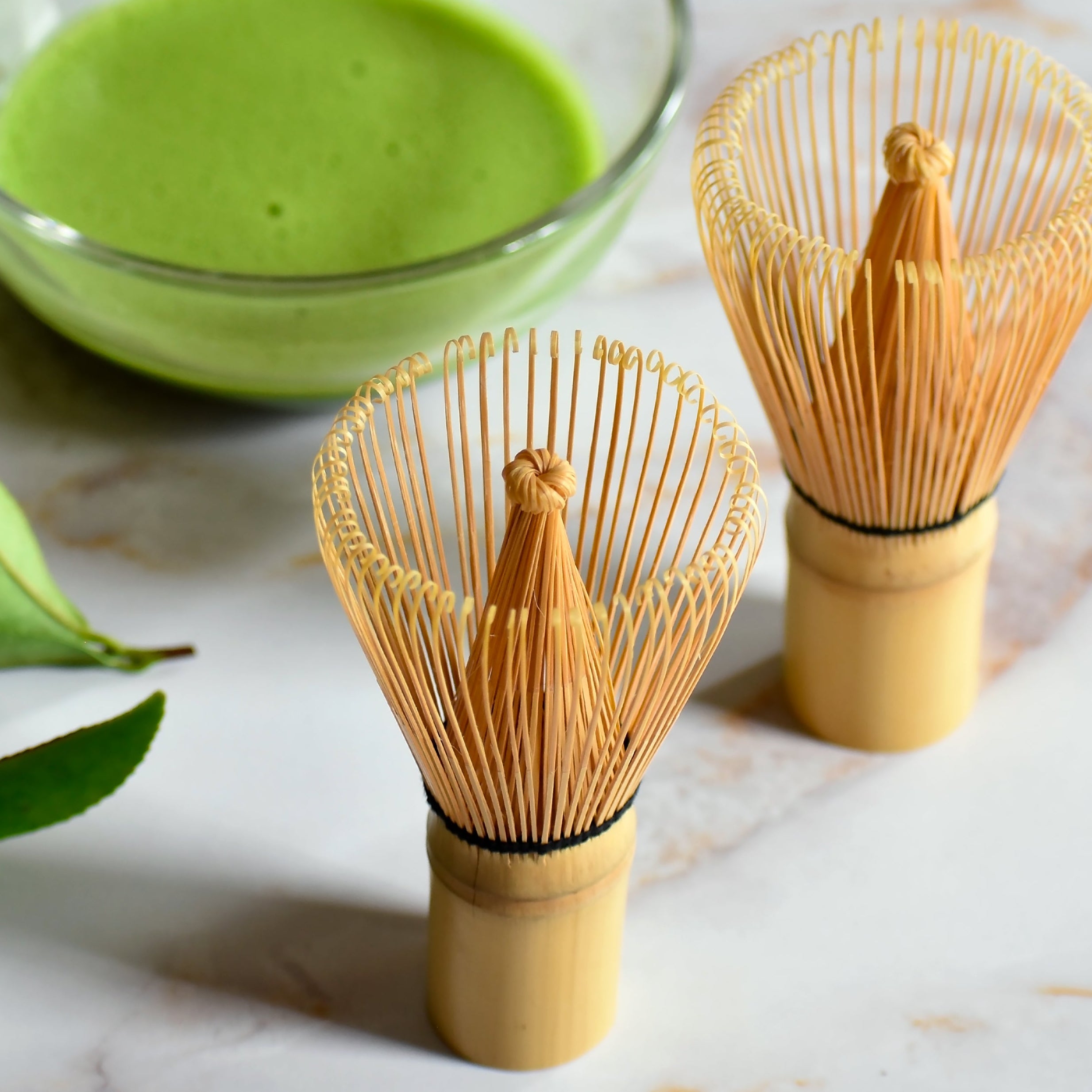 Bamboo matcha tea whisk (100 prongs) - YAMASAN KYOTOUJI