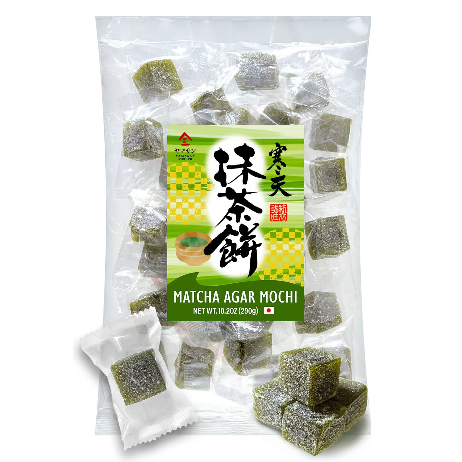 Matcha Agar Mochi Candy 290g(10.2oz) – YAMASAN KYOTOUJI