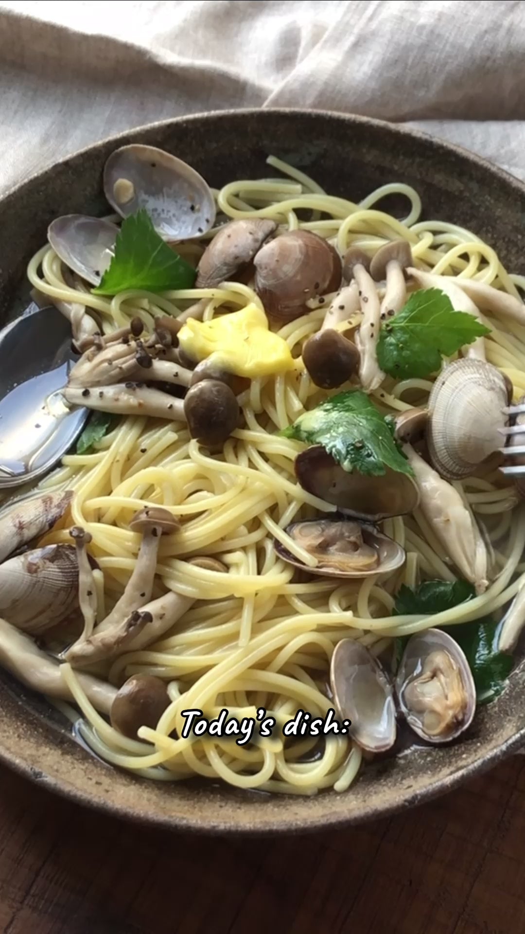 Soup Pasta with Japanese Dashi