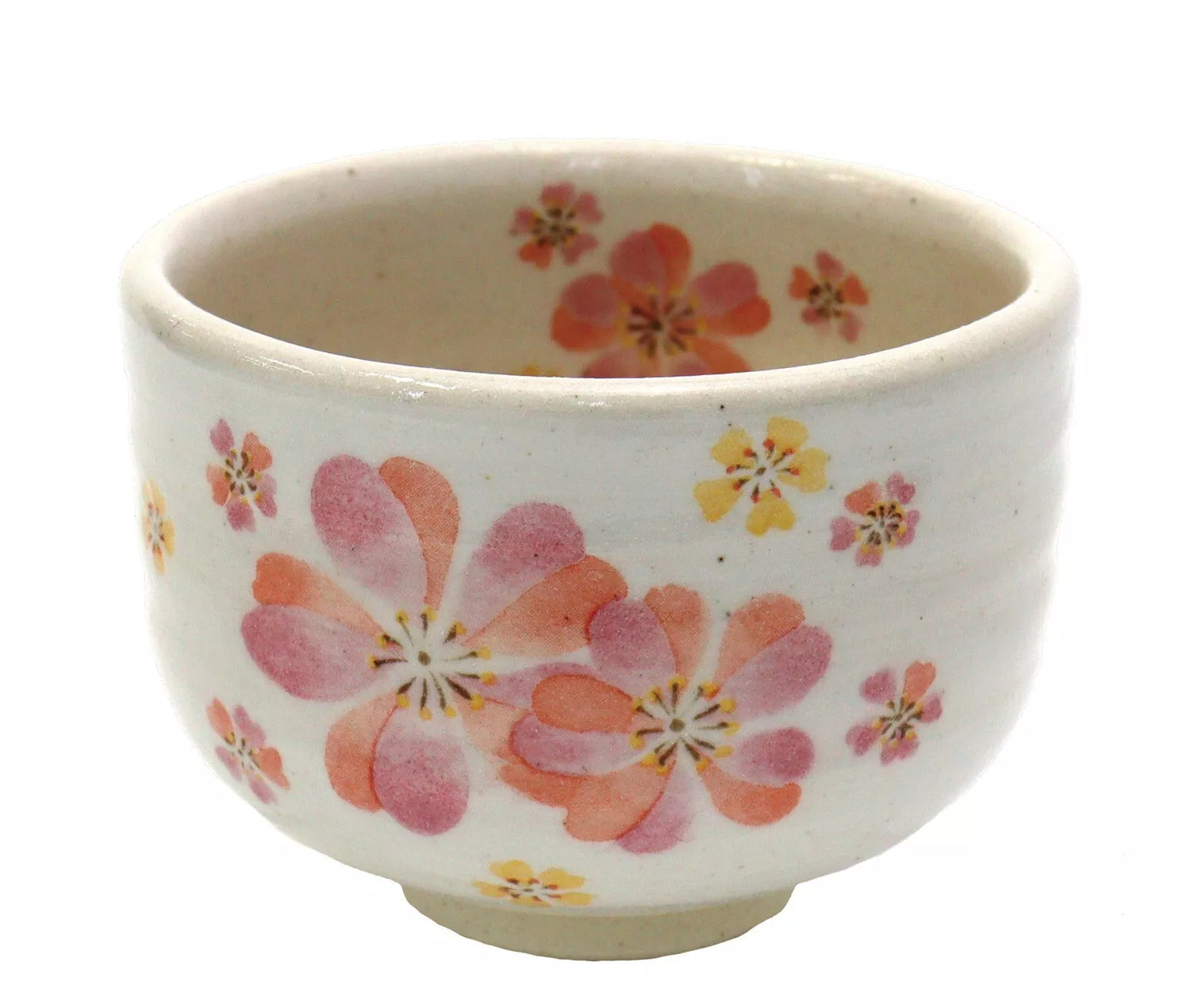 Matcha Tea Bowl -F1509 Sakura Mist - YAMASAN KYOTOUJI