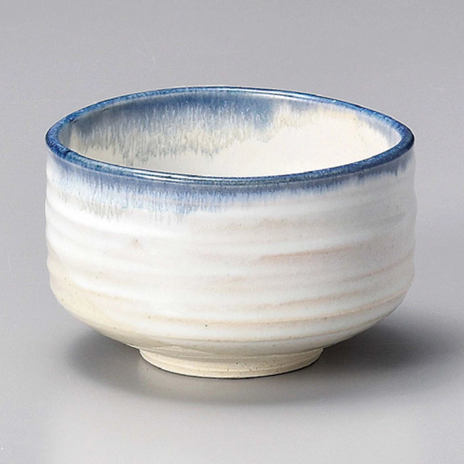 Matcha Tea Bowl -F1545 Porcelain White - YAMASAN KYOTOUJI