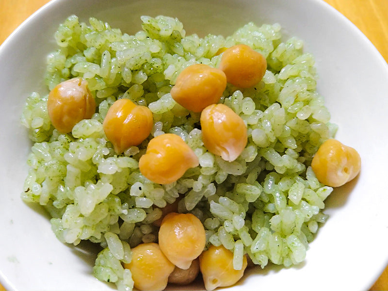Chickpea Matcha Rice