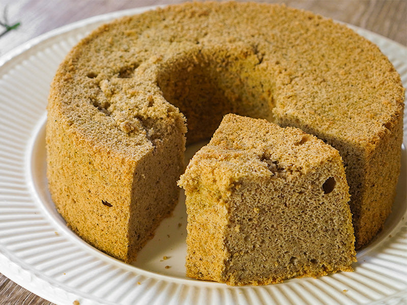 Hojicha Chiffon Cake
