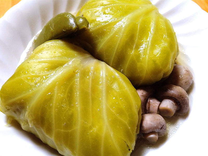Cabbage rolls with Vegetable Stock