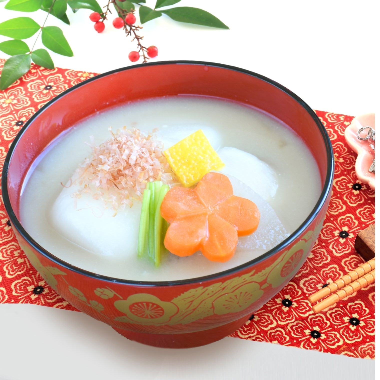 Kyoto-style Ozoni with White Miso