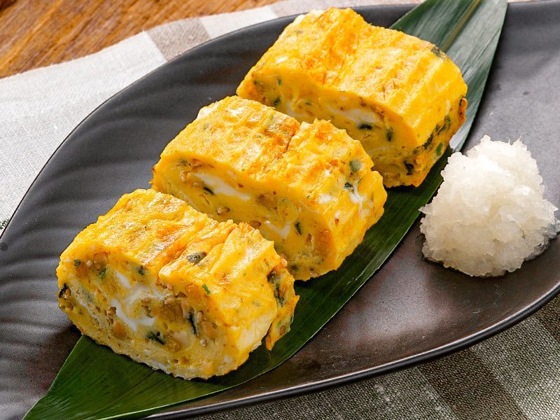 Tamagoyaki with Natto Furikake