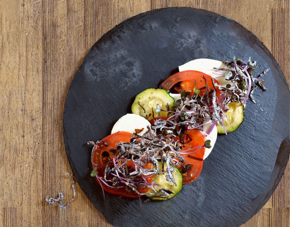 Caprese salad with Salted Kombu