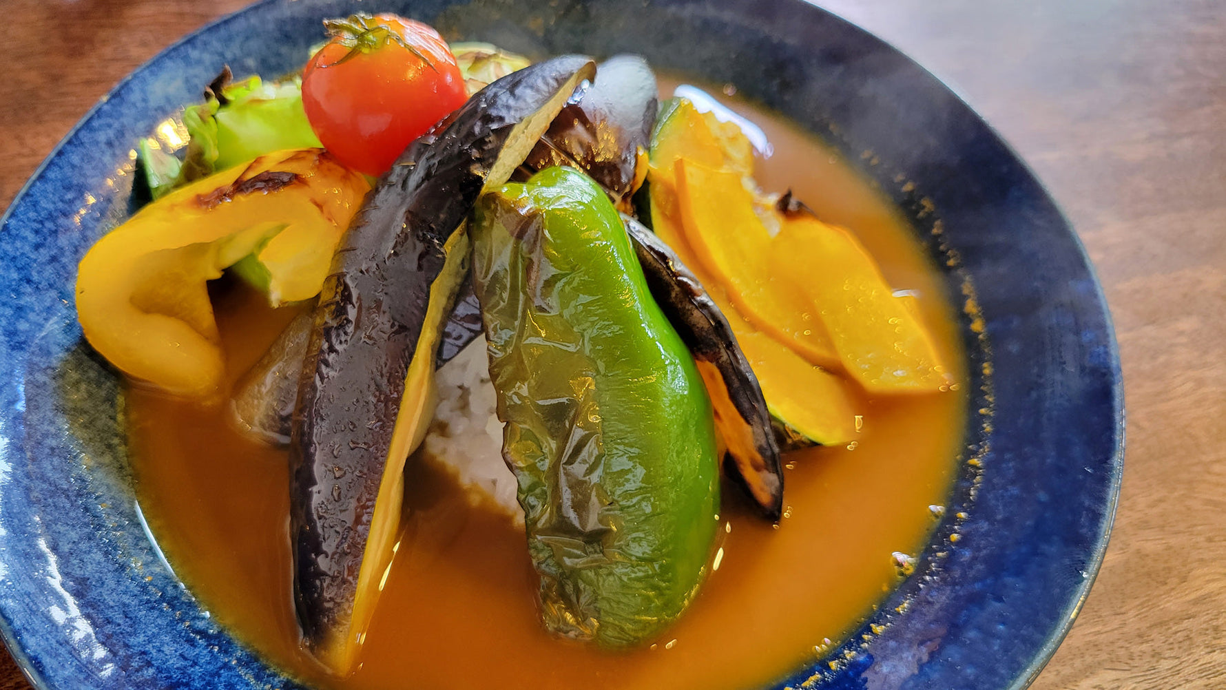 Colorful Vegetable Soup Curry