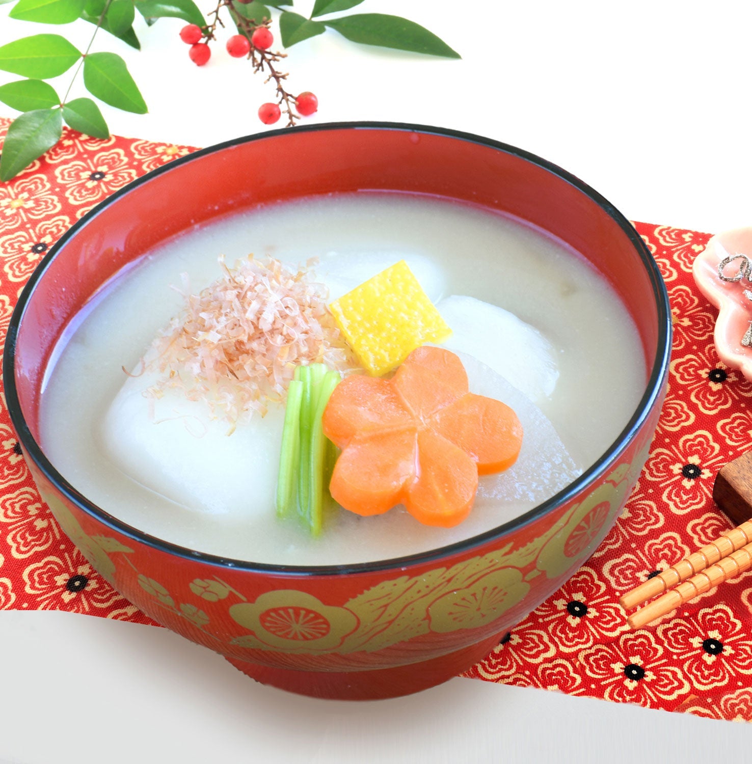 Kyoto-style Ozoni with White Miso