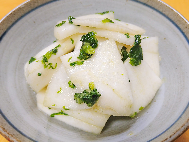 Japanese-Style Pickled Turnip with Yuzu Juice Powder
