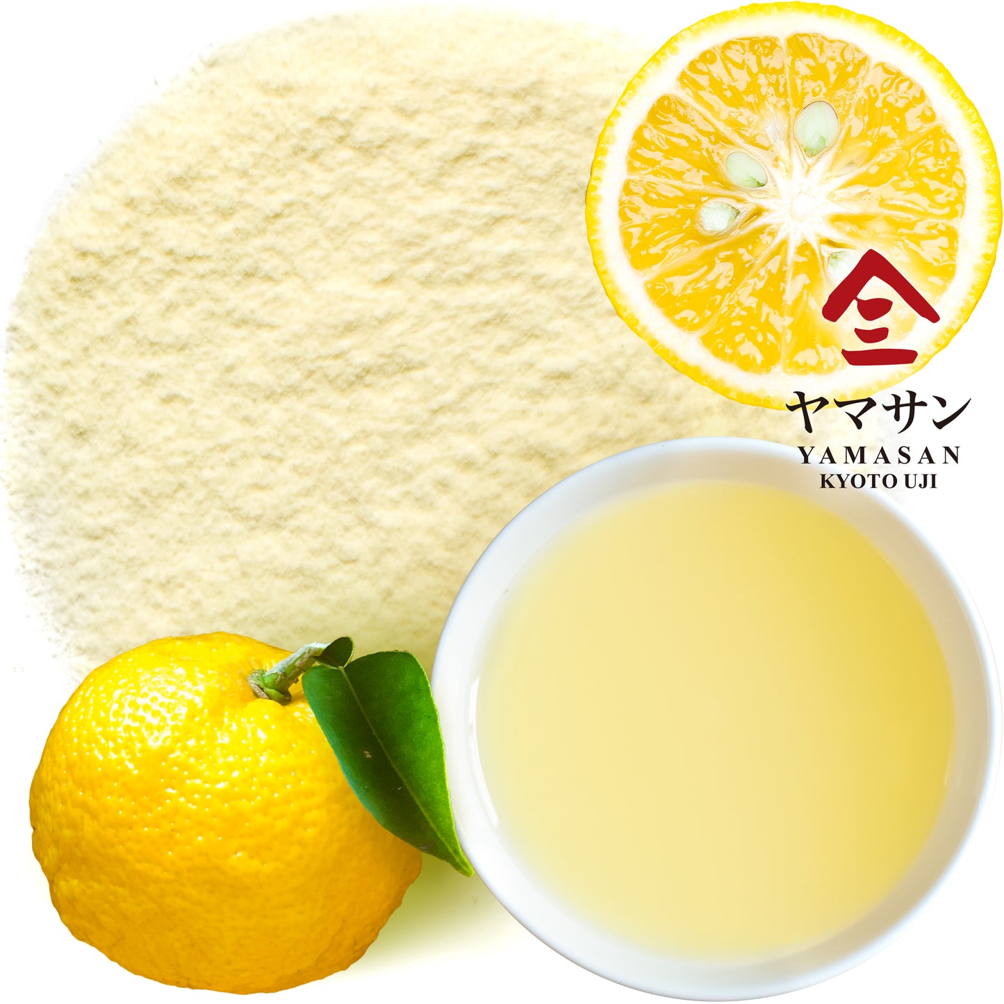 Yuzu Juice Powder 50g- Refreshing Yuzu Aroma,Toppings for Cooking, Made in Japan,Sold by Japanese company