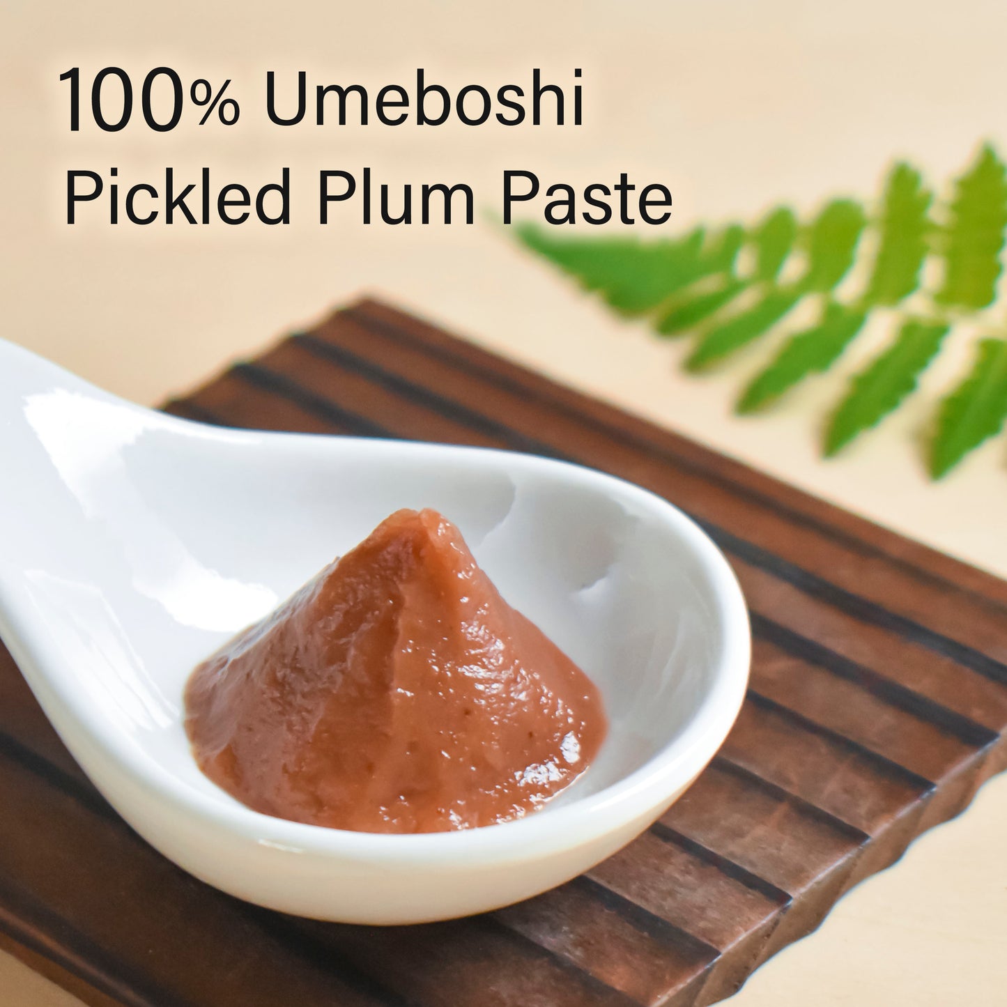 Umeboshi - Japanese Pickled Plums Paste, Using the Premier Brand "KISHU NANKO-UME" 100%, Vegan, Allergen & Additive-free