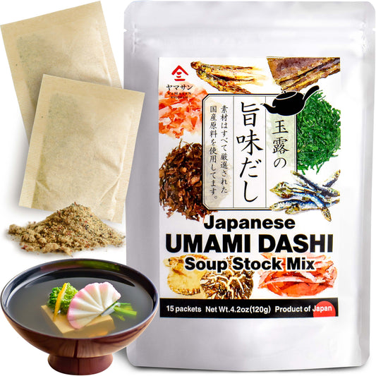 Dashi Stock (dashi broth, dashi packet), Umami dashi Soup Stock, Use 7carefully selected ingredients, made in Japan