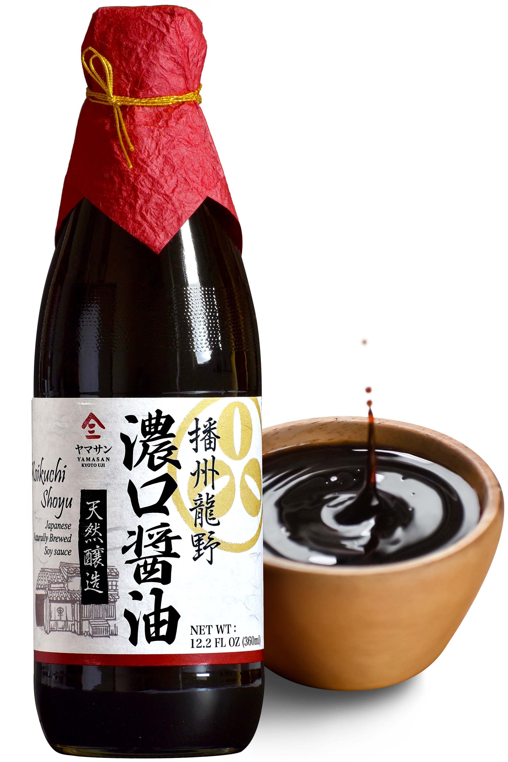 Koikuchi Soy Sauce 360ml(12.17fl oz) - YAMASAN KYOTOUJI