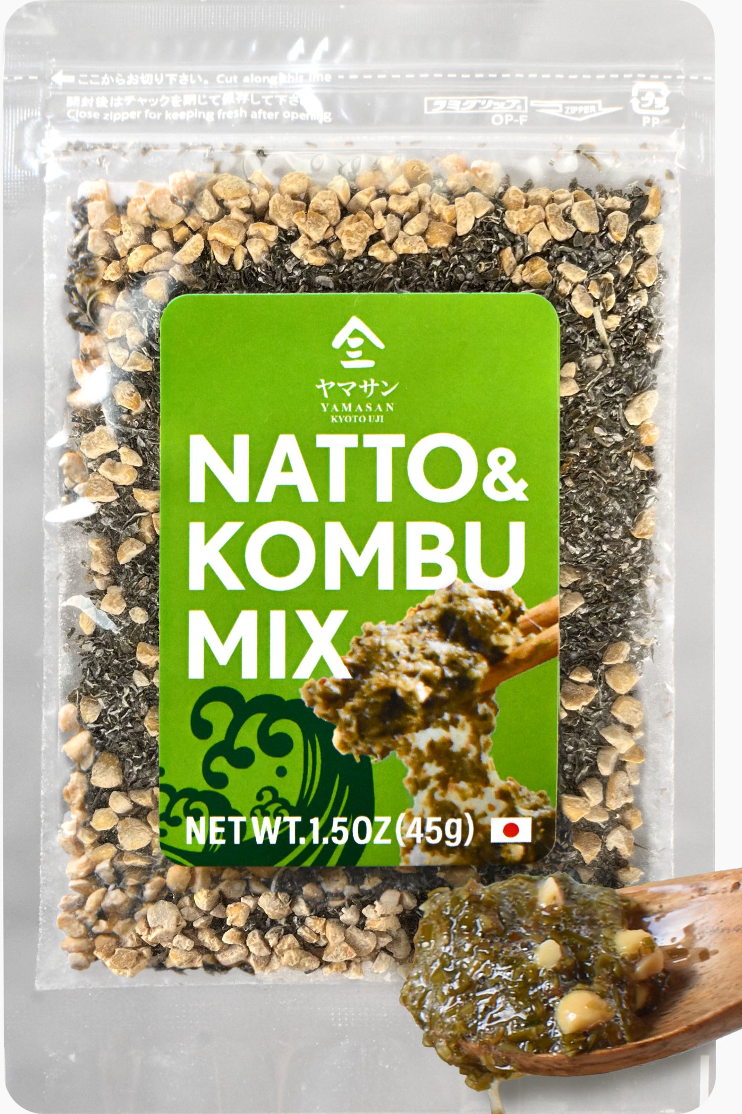 Natto and Kombu Mix 1.5oz(45g) - YAMASAN KYOTOUJI