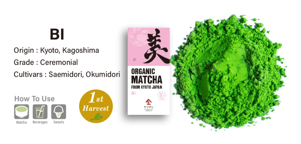 Organic Japanese Matcha 100g(3.5oz) - YAMASAN KYOTOUJI