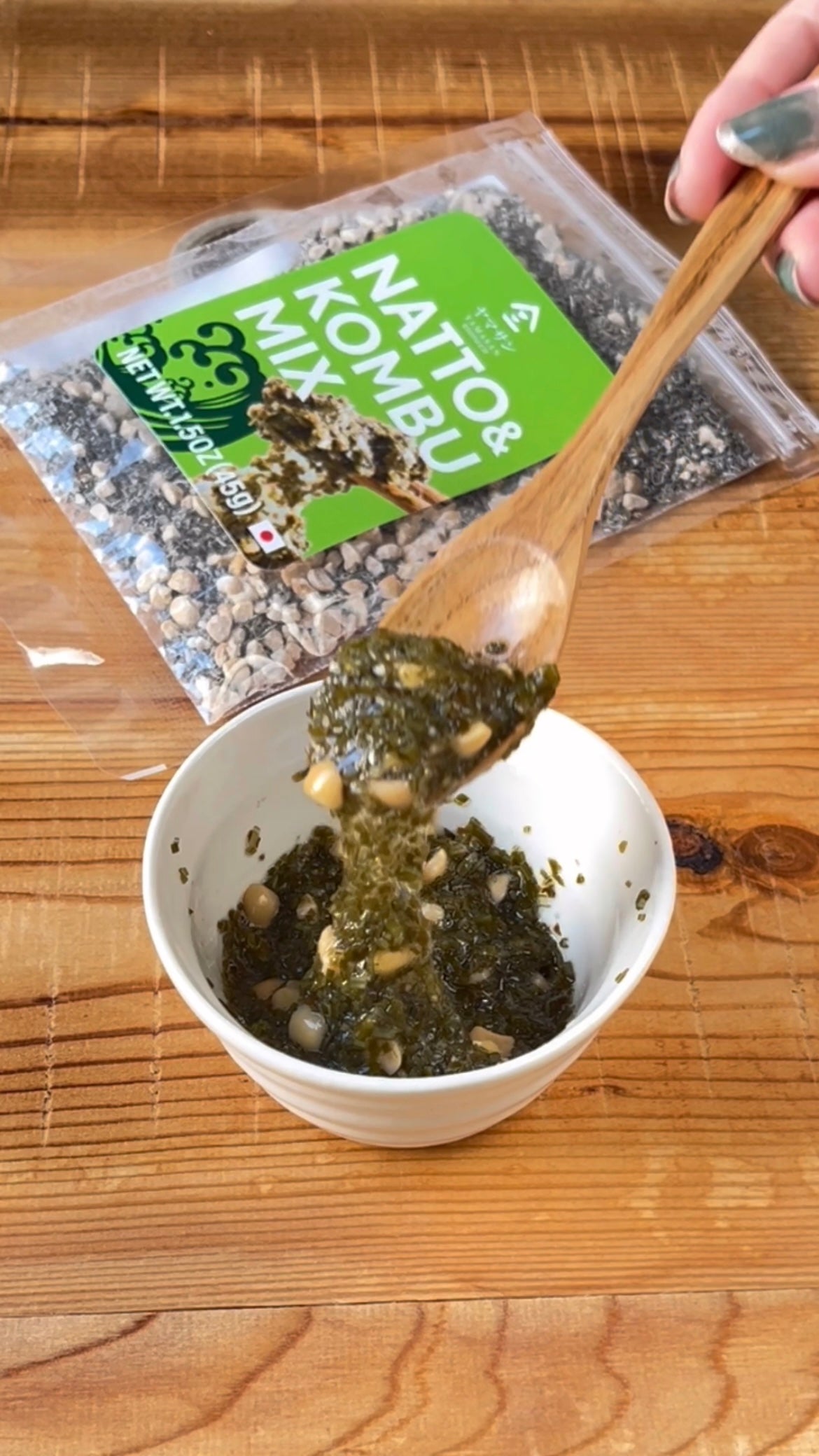 Natto and Kombu Mix 1.5oz(45g) - YAMASAN KYOTOUJI
