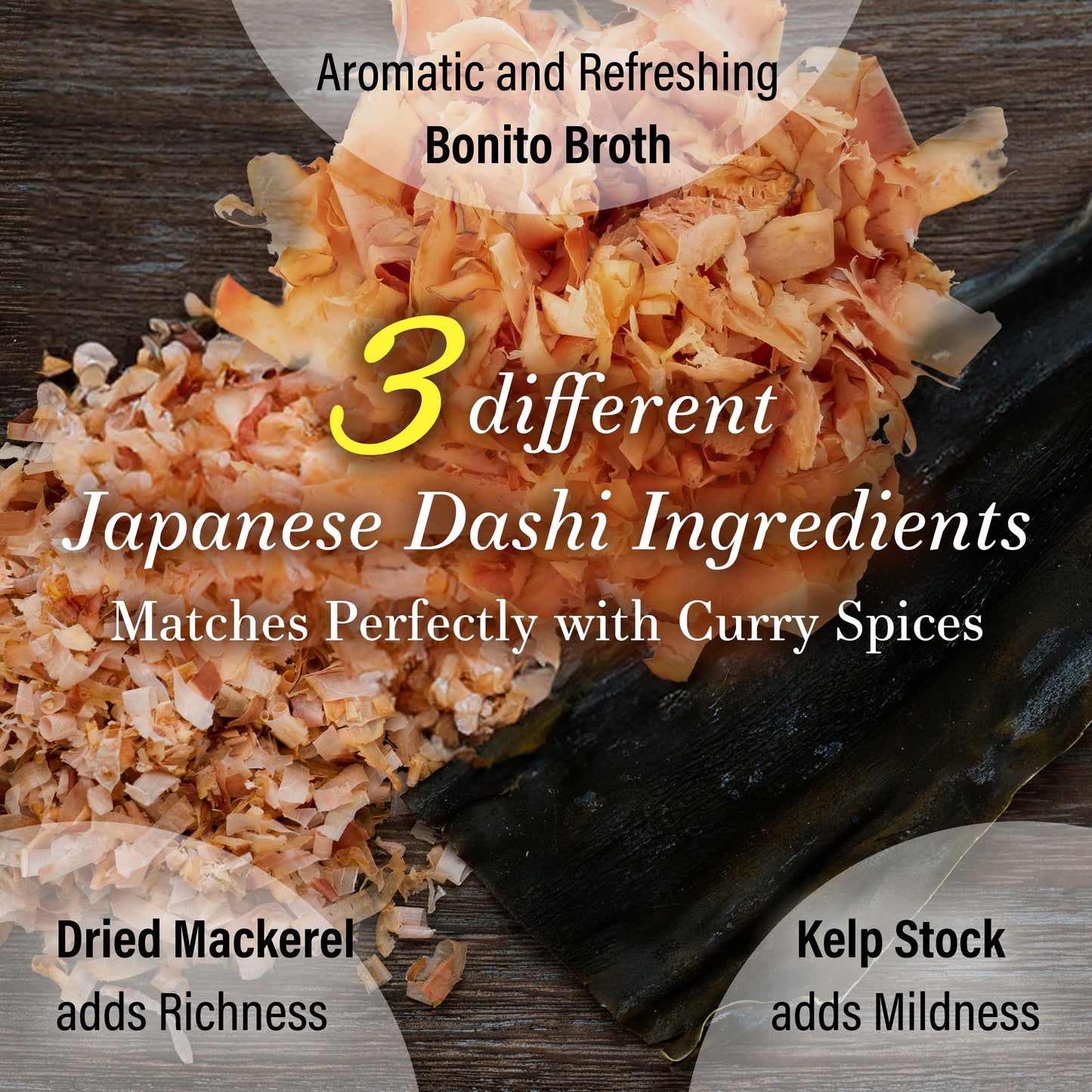 Japanese Curry Dashi Stock, Spicy and Rich Umami Broth, Produced by a Famous Restaurant in Kyoto, For Udon, Ramen, Stir-Fries, Made in Japan, 200g(7.0oz)