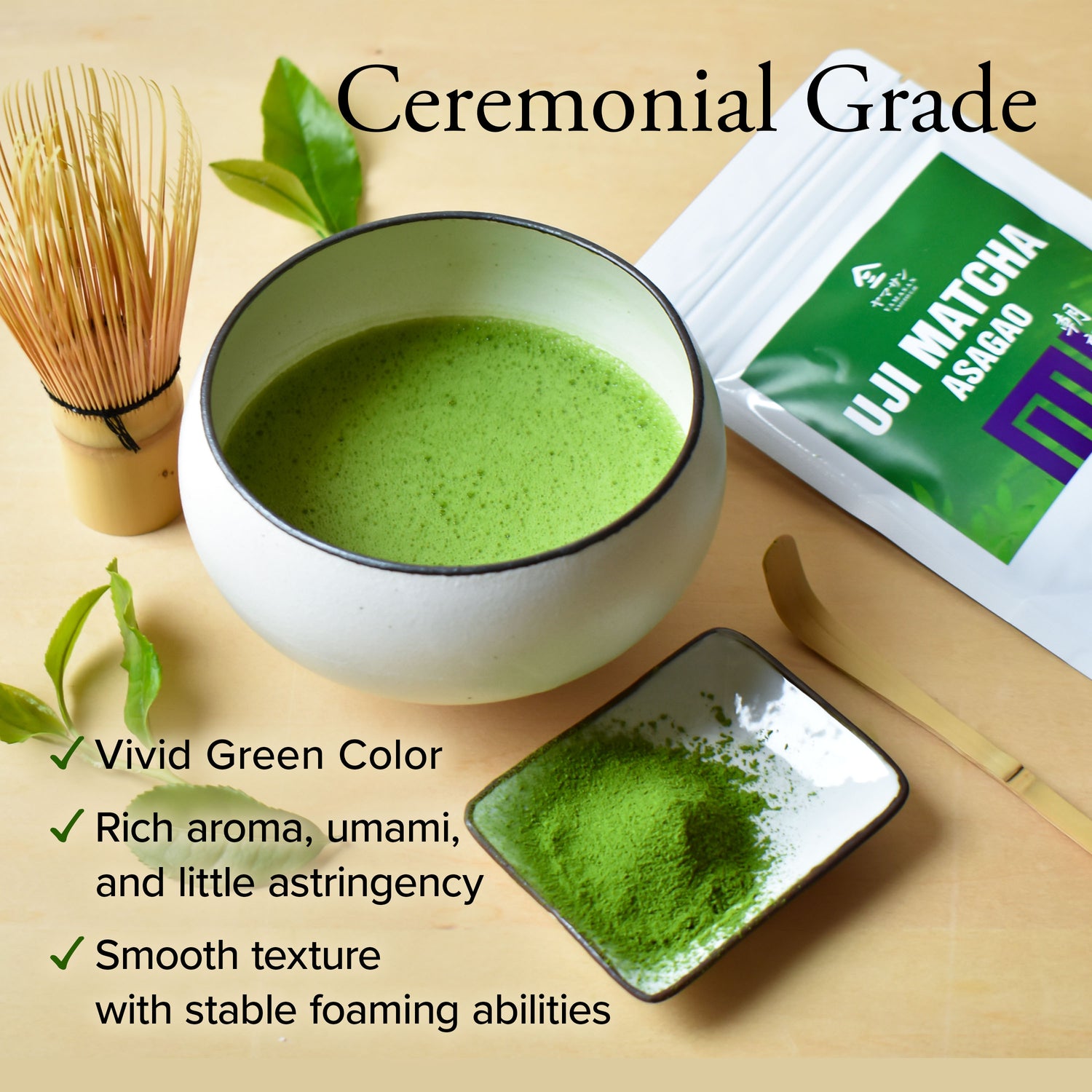 Ceremonial Grade Uji Matcha ASAGAO 50g