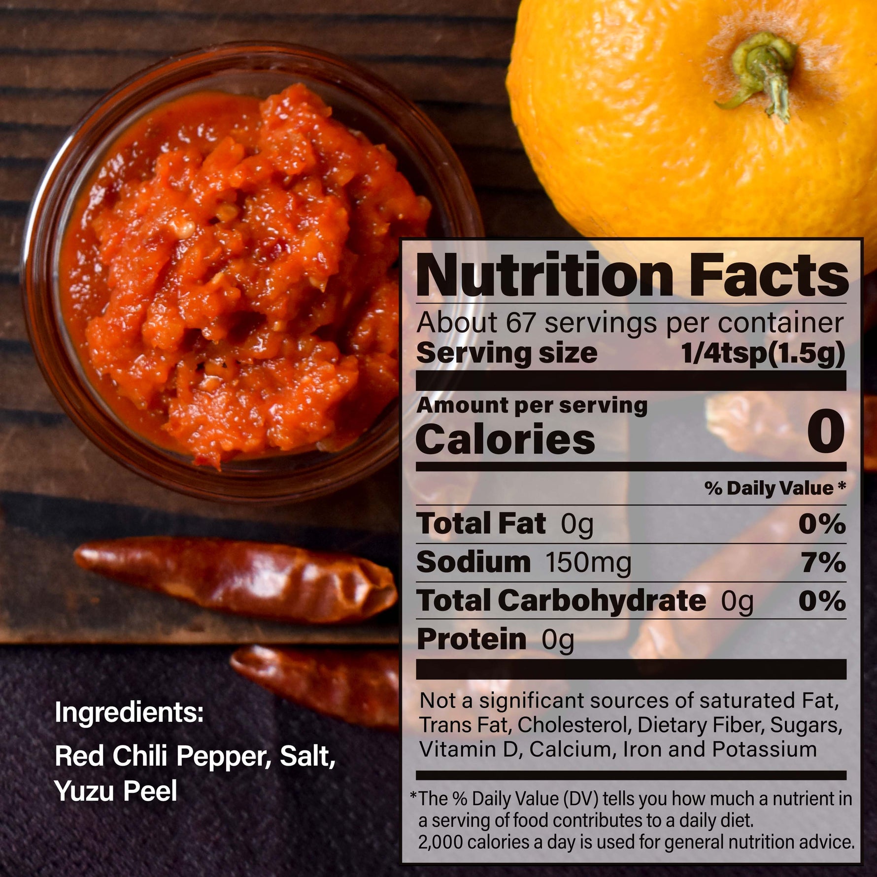 Yuzu Kosho Red Pepper Spicy Paste 100g(3.52oz) - YAMASAN KYOTOUJI