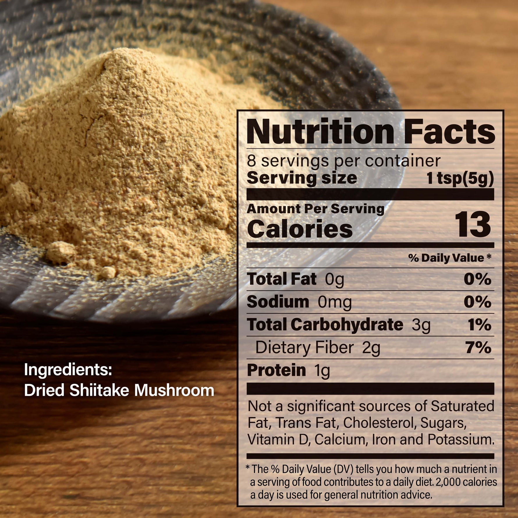 Shiitake Mushroom Umami Powder 40g(1.41oz) - YAMASAN KYOTOUJI