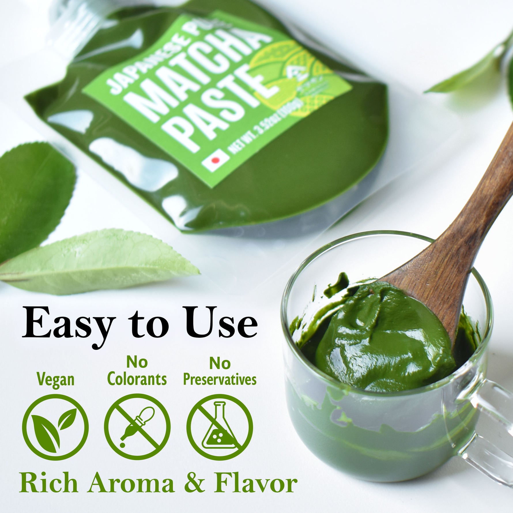 Pure Matcha Paste 100g(3.52oz) - YAMASAN KYOTOUJI