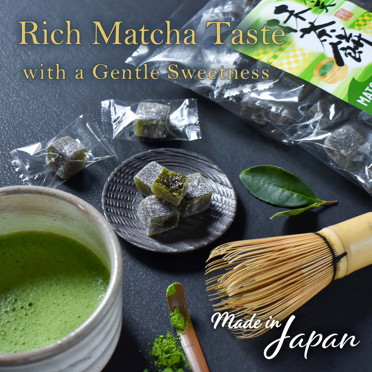 マチャ抹茶 Matcha Agar Mochi Candy 290g(10.2oz) – YAMASAN KYOTOUJI