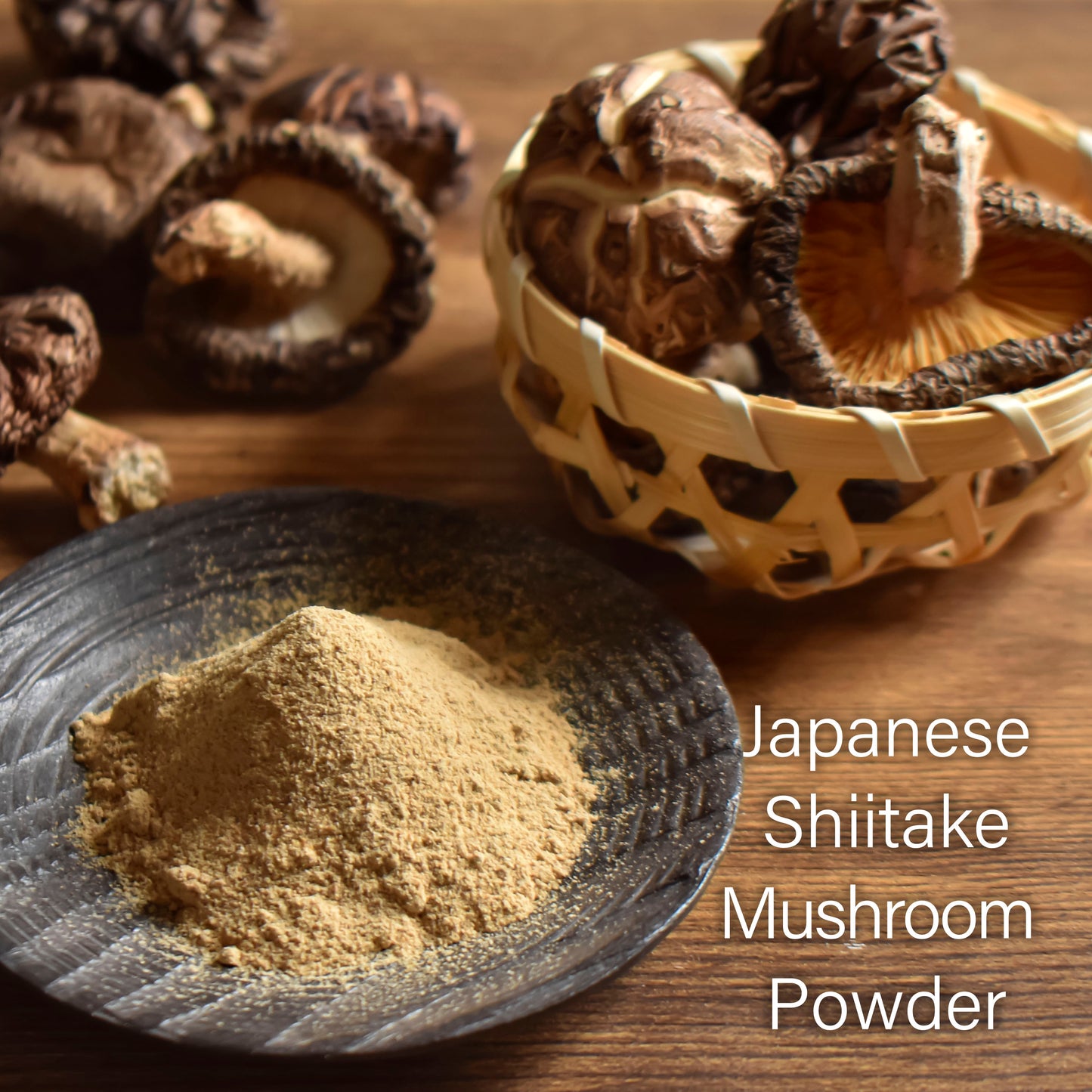 Japanese Shiitake Mushroom Umami Powder (40g) - Natural Umami Booster, 100% Japanese Ingredients, No Chemical Seasoning, For Vegan