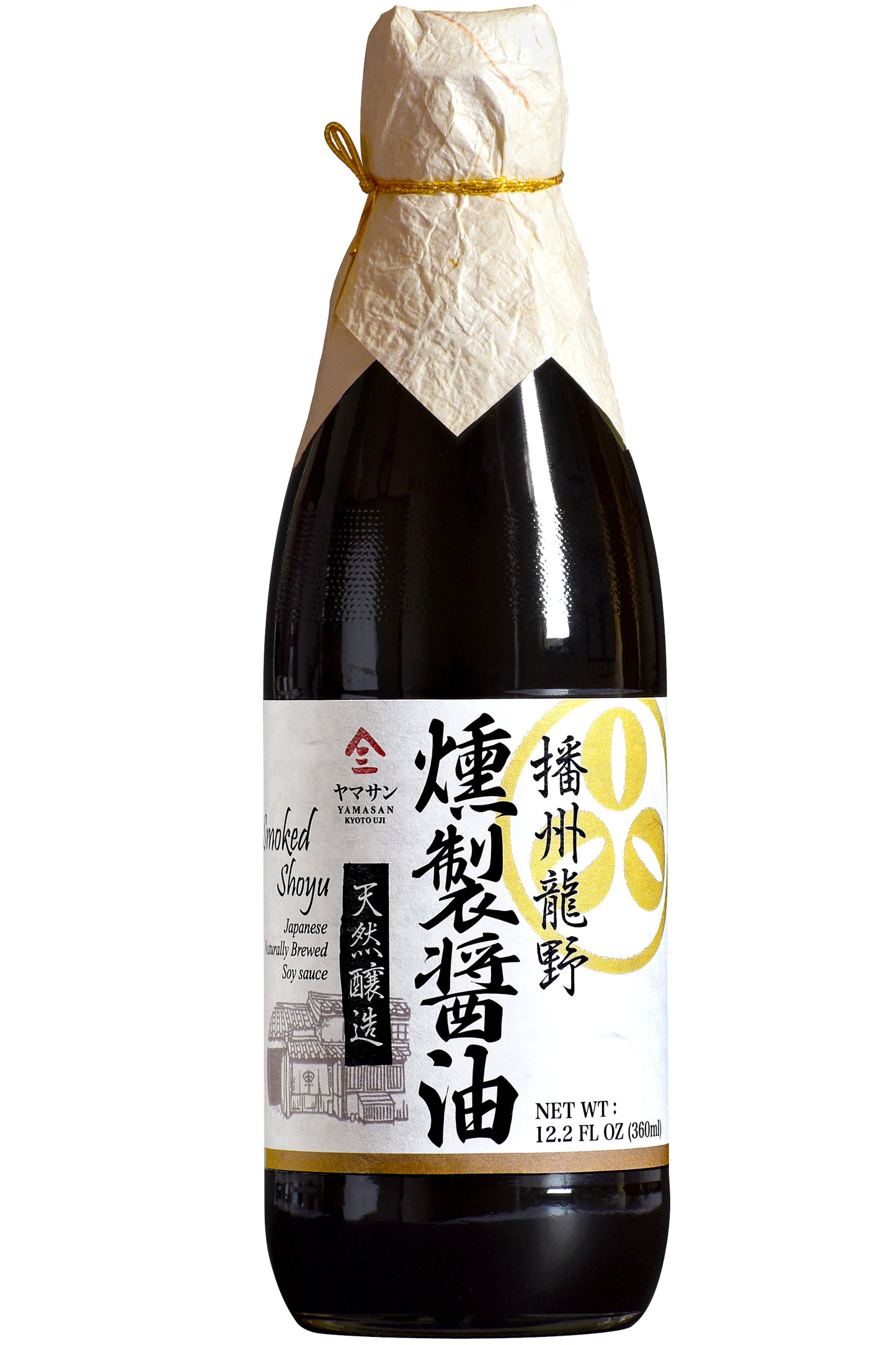 Soy Sauce Smoked Neoteric, 500 Days Aged, Japanese Artisanal Handmade, Naturally Brewed, No Additives, Non-GMO, Made in Japan(360ml)