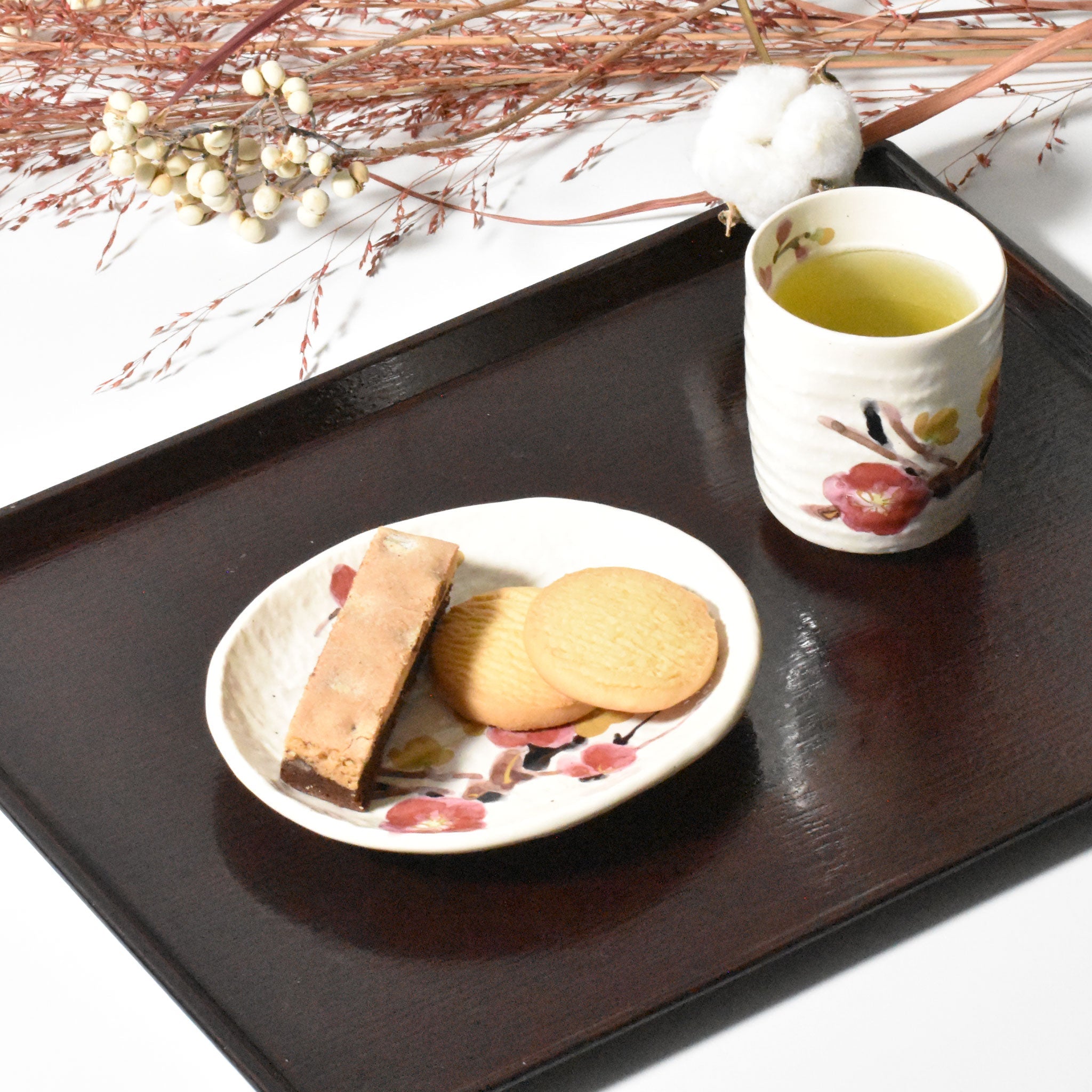 Manyo Wildflower （万葉草花） Yunomi Teacup Set – Authentic