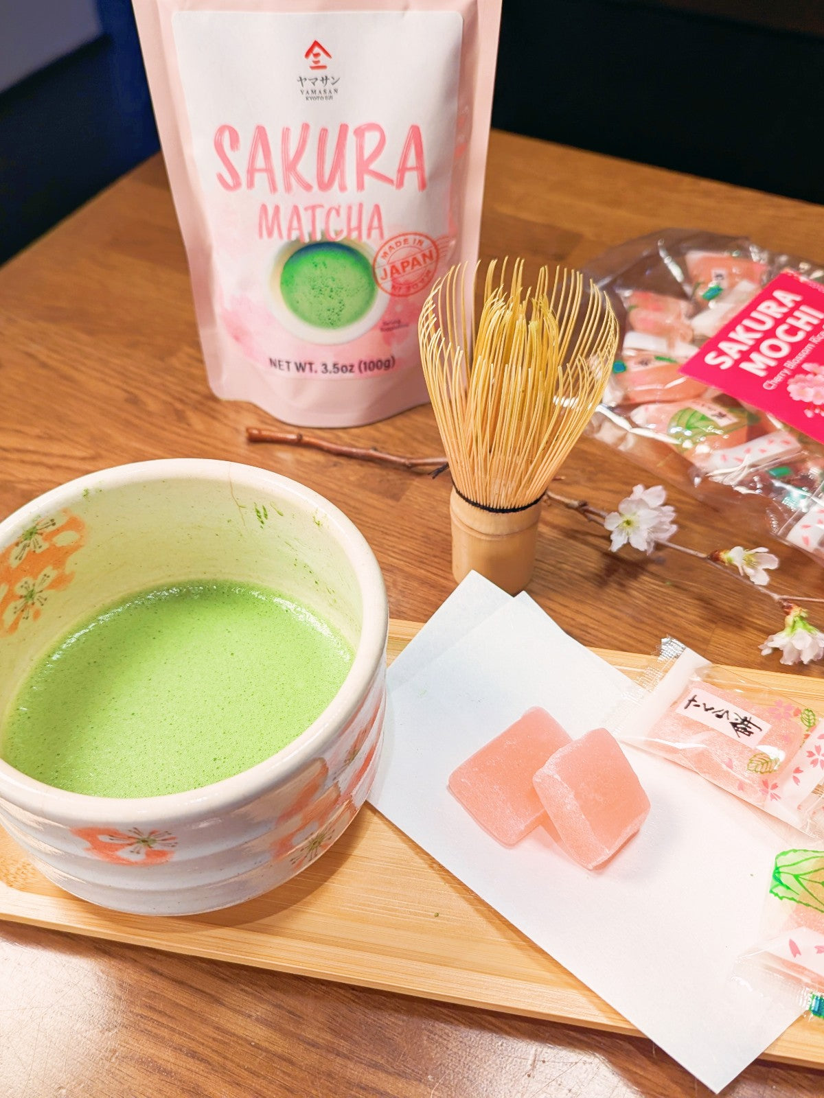 Sakura Mochi Candy 300g(10.58oz) - YAMASAN KYOTOUJI