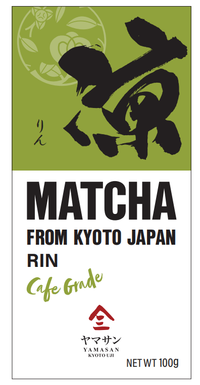 Organic Japanese Matcha RIN High Grade Green Tea Powder 100g - YAMASAN KYOTOUJI