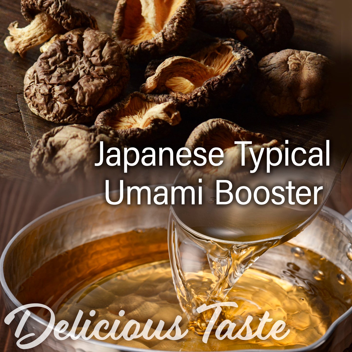 Japanese Shiitake Mushroom Umami Powder (40g) - Natural Umami Booster, 100% Japanese Ingredients, No Chemical Seasoning, For Vegan