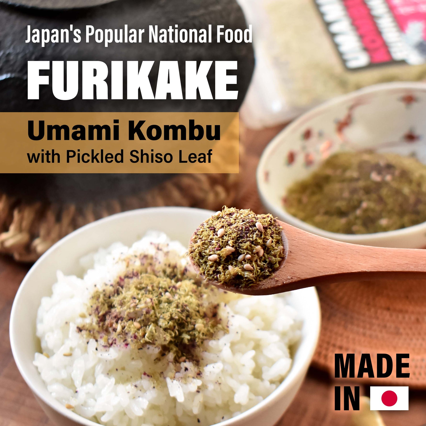 Tororo Kombu Furikake Umami Seasoning 28g(1.0oz) - YAMASAN KYOTOUJI