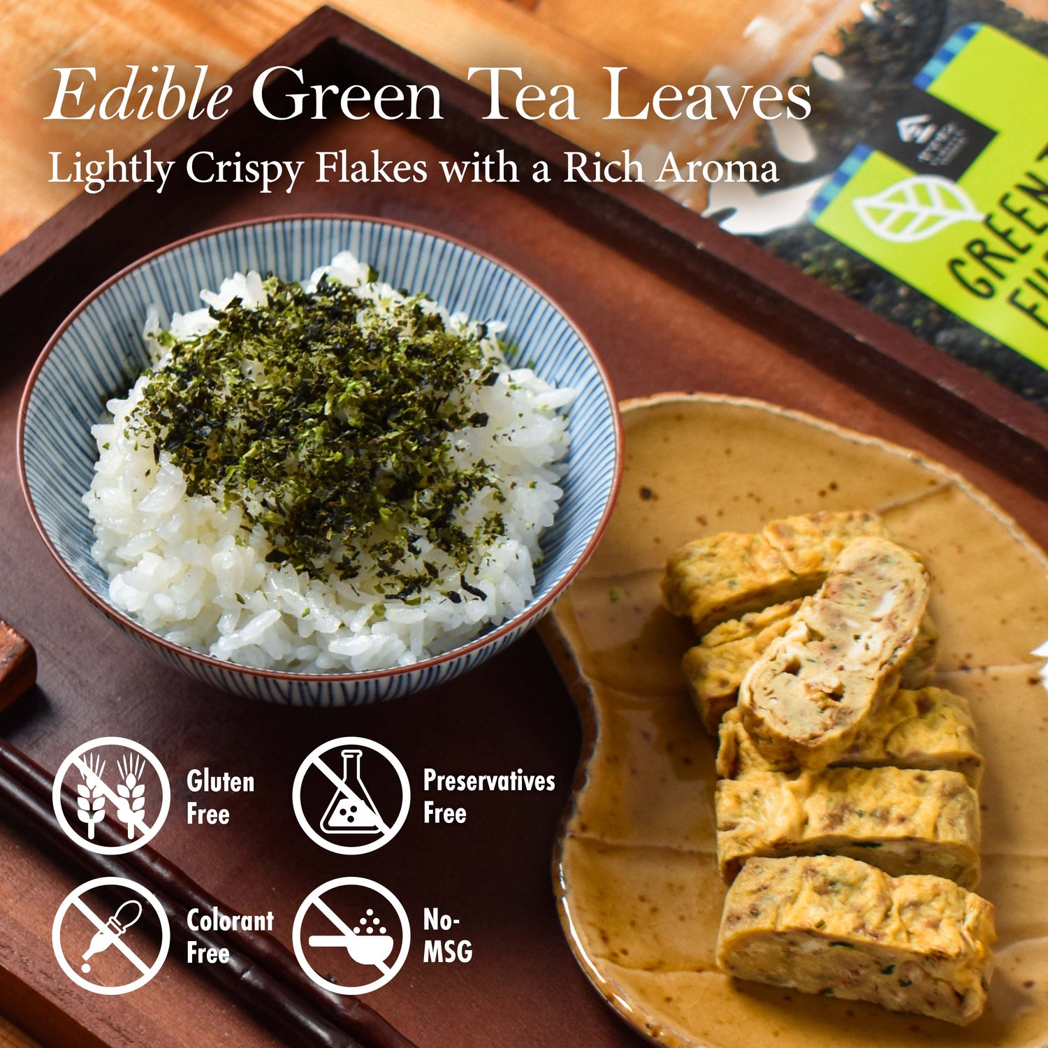 Green Tea Furikake Seasoning 45g(1.5oz)