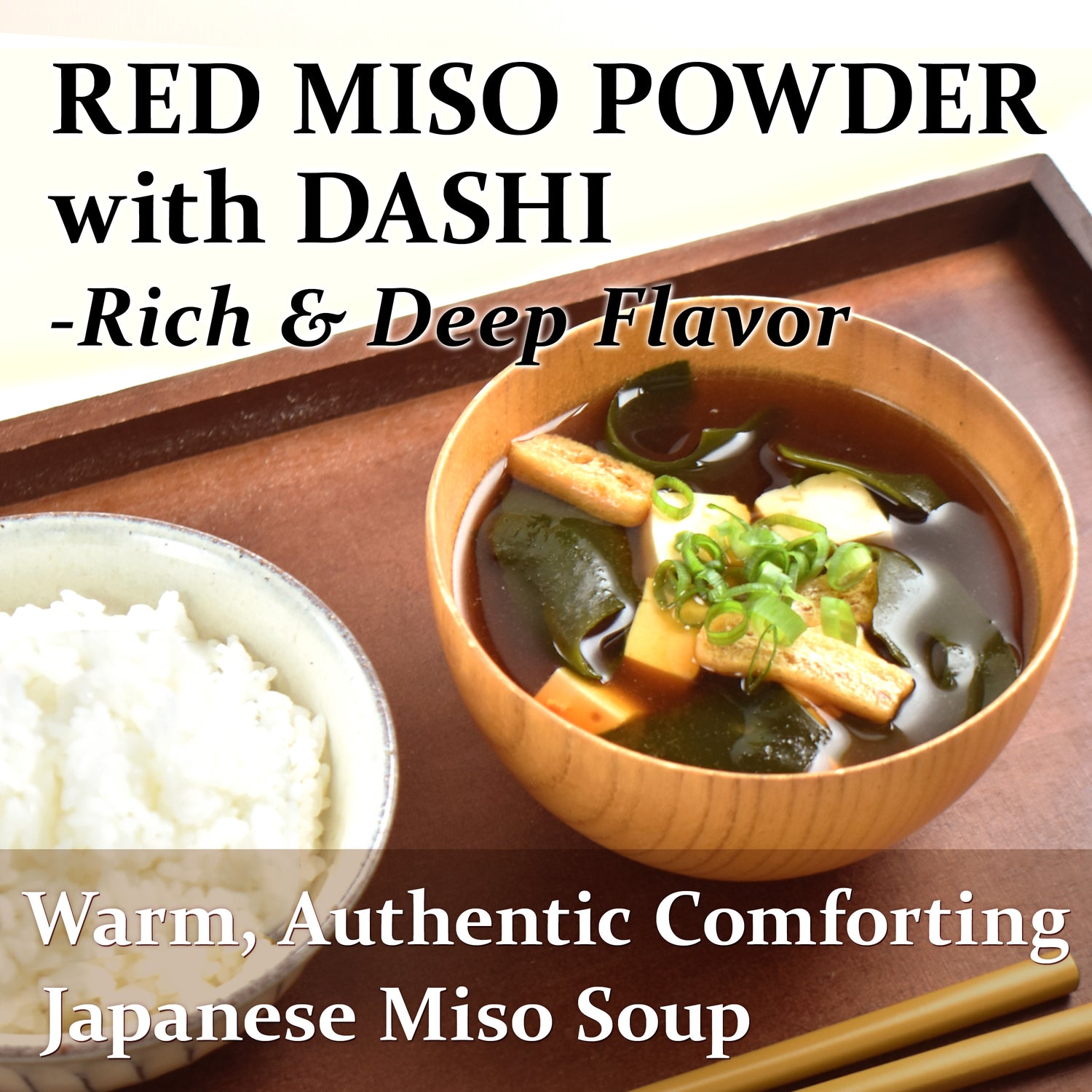 Japanese Dashi Red Miso Powder 100g(3.52oz)