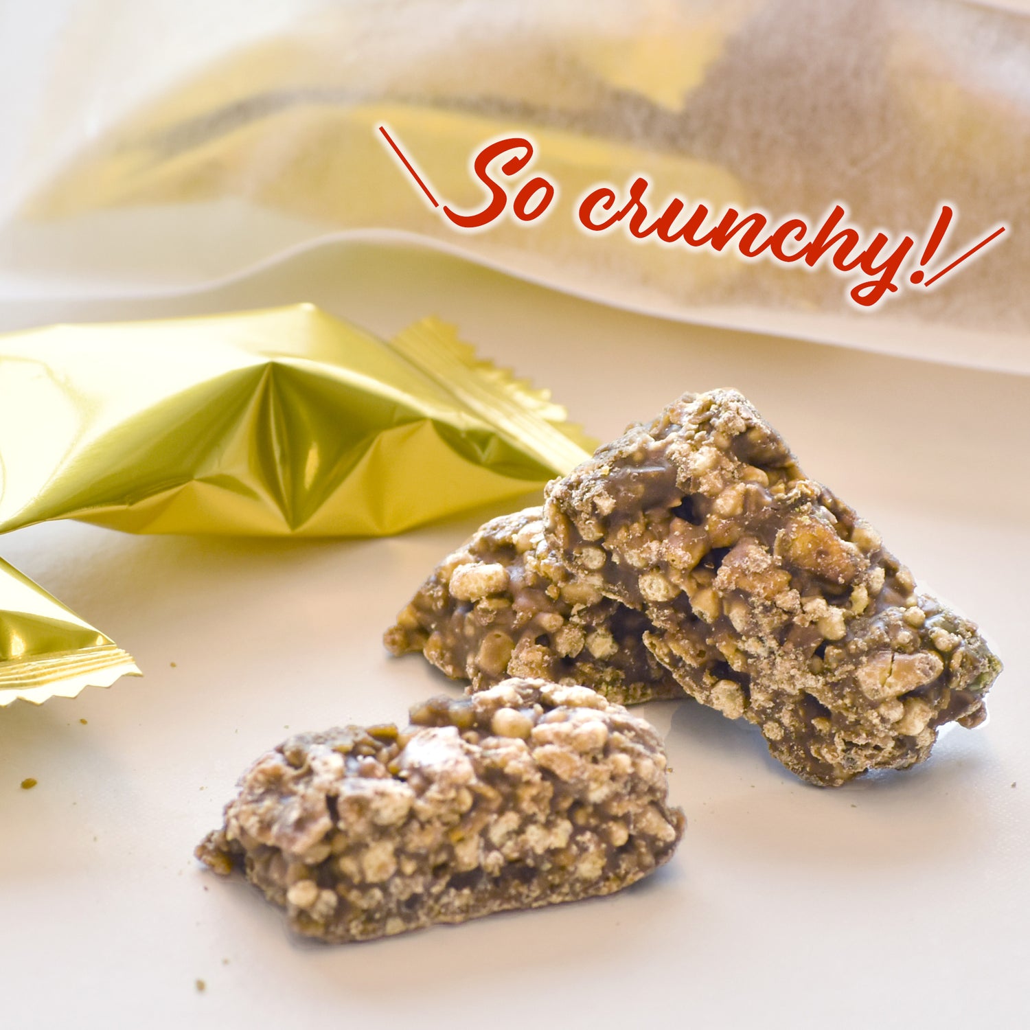 Rich Hojicha Crunchy Chocolate