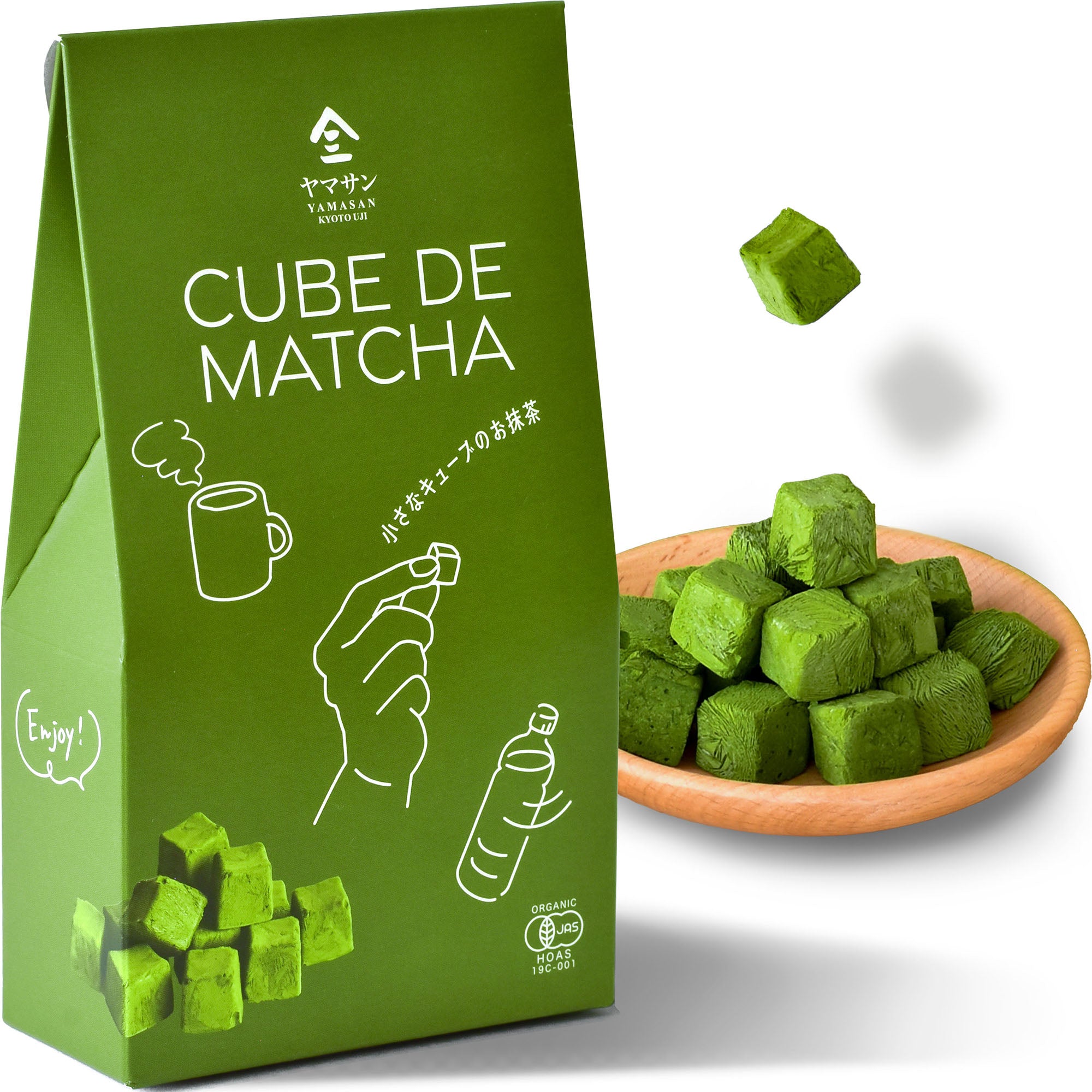 Freeze-Dried Matcha Cubes 30 Pieces – YAMASAN KYOTOUJI