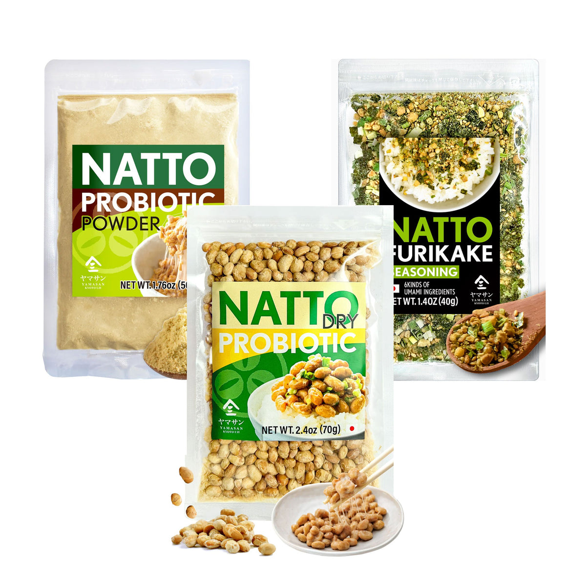 Natto Superfood Set – Gut Health from Beans to Seasoning YAMASAN KYOTOUJI