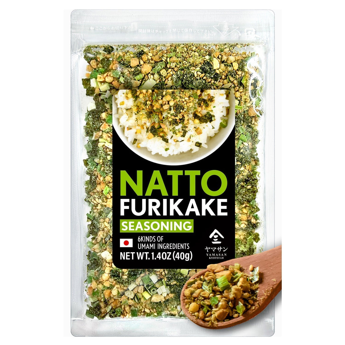 Superfood Natto Furikake Seasoning 40g(1.4oz) (Best Before:2026.5.15) YAMASAN KYOTOUJI
