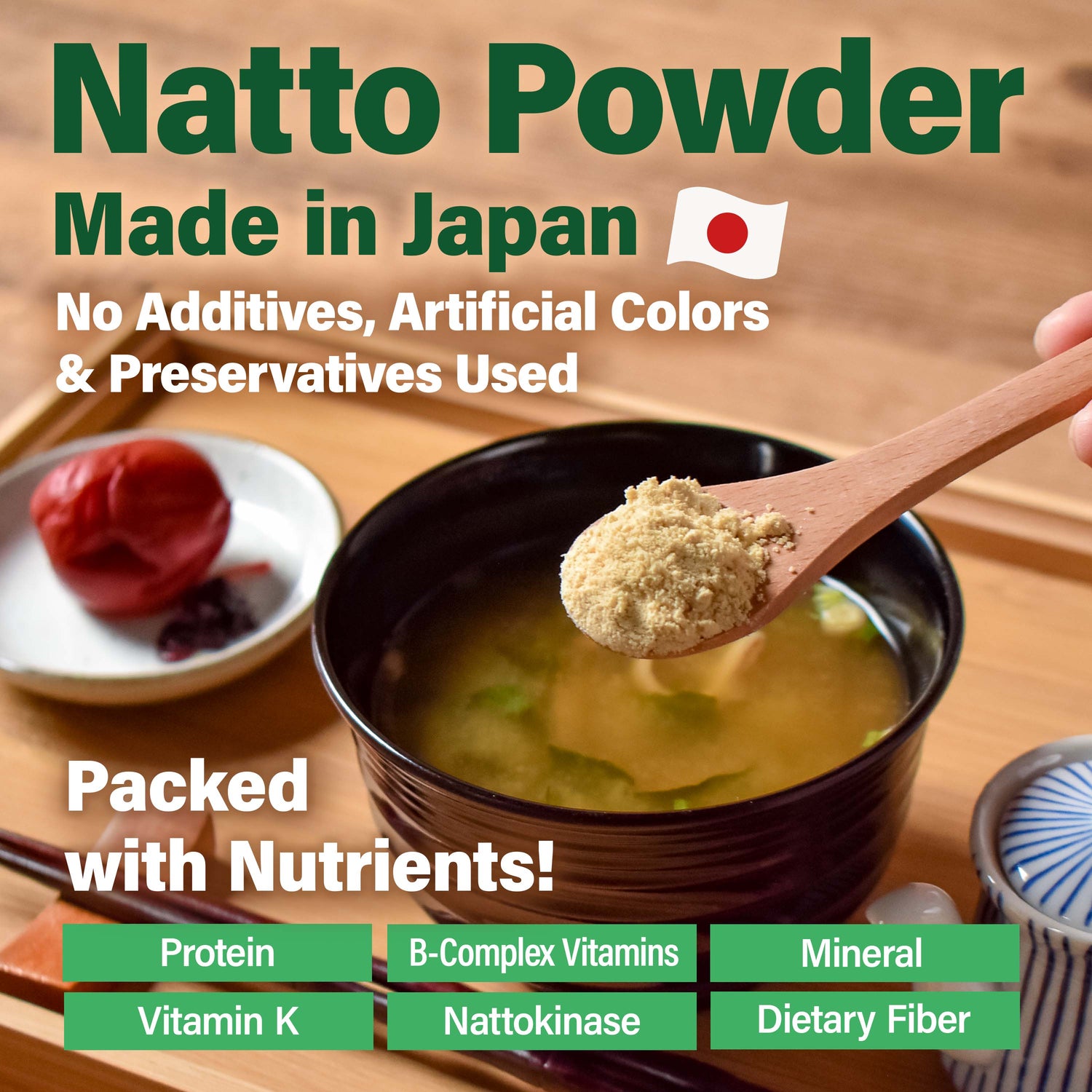 Natto Fermented Soybean Powder 50g(1.76oz) - YAMASAN KYOTOUJI