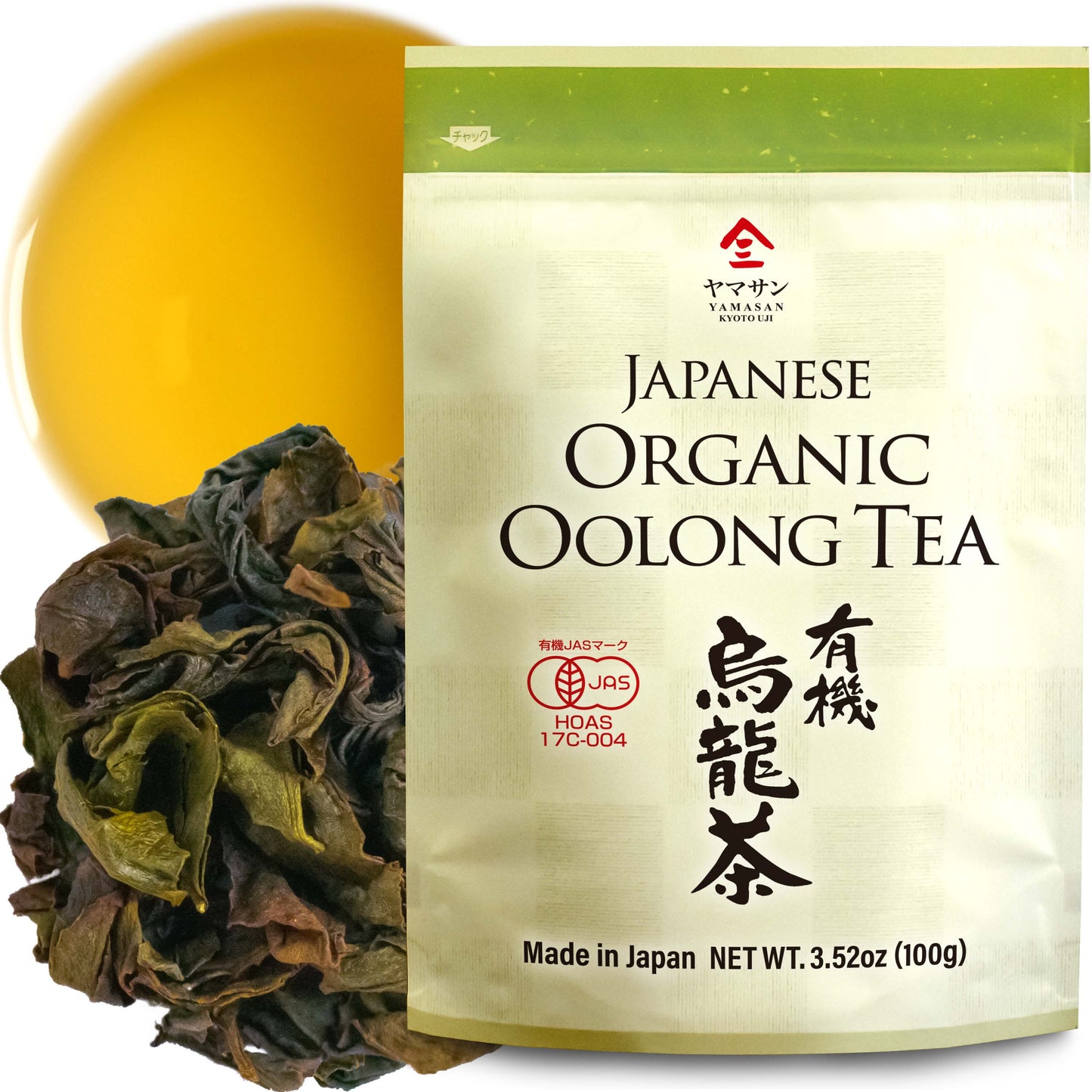 Organic Oolong tea loose leaf tea,100% authentic made in Japan, (100g)