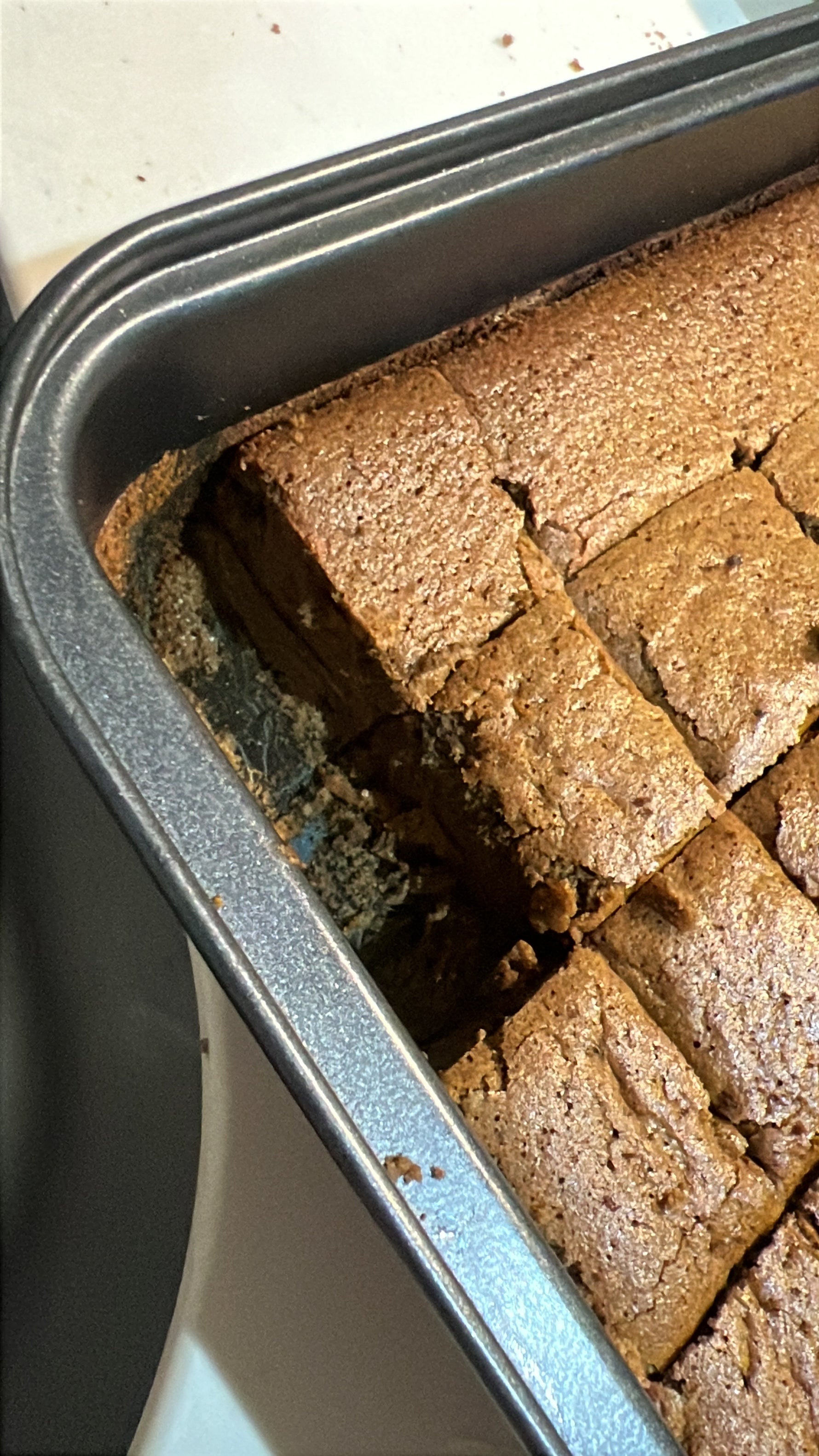 organic hojicha chiffon cake