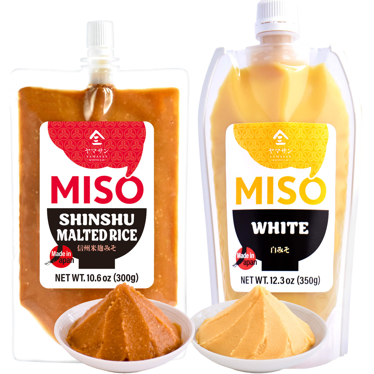 Red & White Miso Set | Sweet White Miso & Shinshu Red Miso