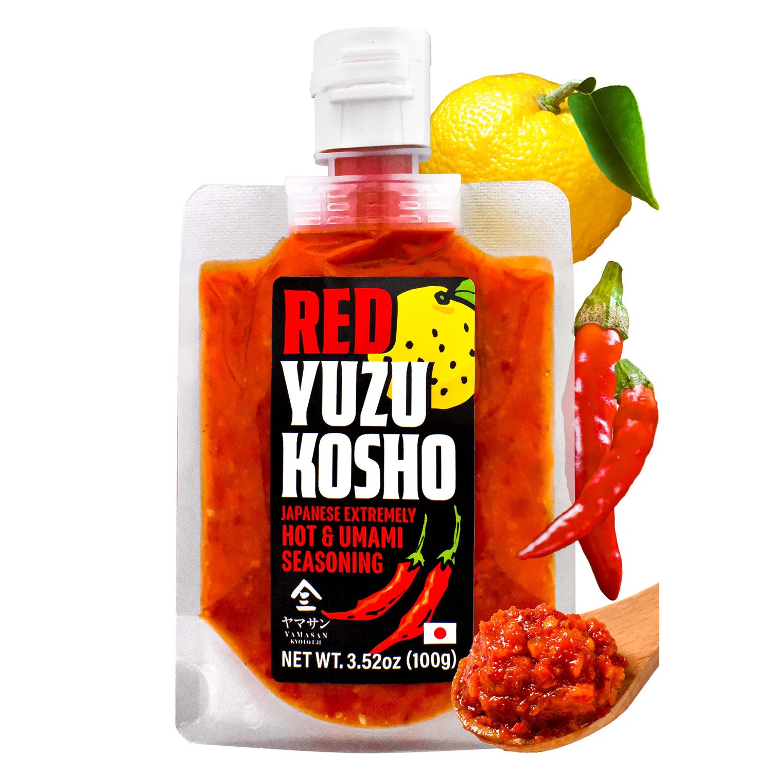 Yuzu Kosho Red Pepper Spicy Paste 100g(3.52oz)