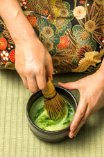 Matcha Tea Bowl -F1509 Sakura Mist - YAMASAN KYOTOUJI