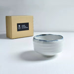 Matcha Tea Bowl -F1517 Frost White - YAMASAN KYOTOUJI