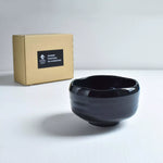 Matcha Tea Bowl -F1519 Blue Ink - YAMASAN KYOTOUJI