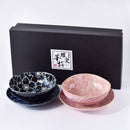 Yo-hen Sakura Plate & Bowl Pair Set YAMASAN KYOTOUJI